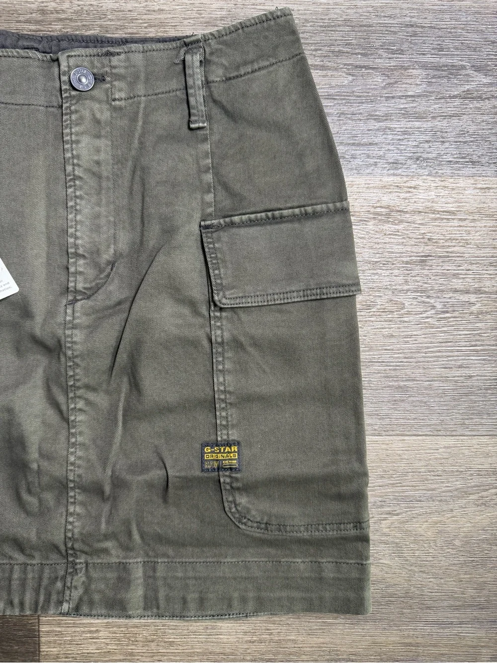 G-Star Olive Green Cargo Mini Skirt